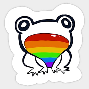 Pride Frog Sticker